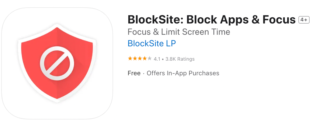 BlockSite app description